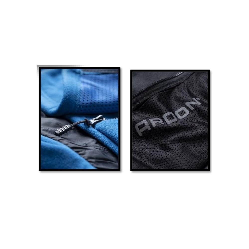 ARDON 4TECH Fleecejacke, dunkelgrau/schwarz, königsblau/schwarz 3