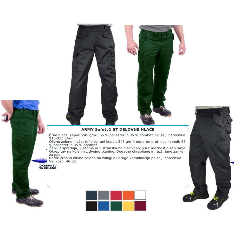 ARMY Safety1 ST DELOVNE HLAČE