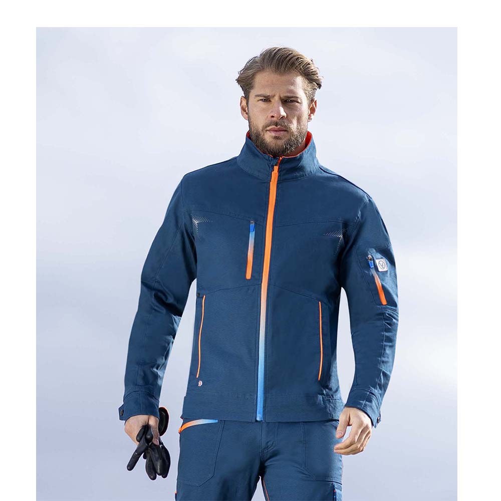 CREATRON® delovna jakna, neon modra