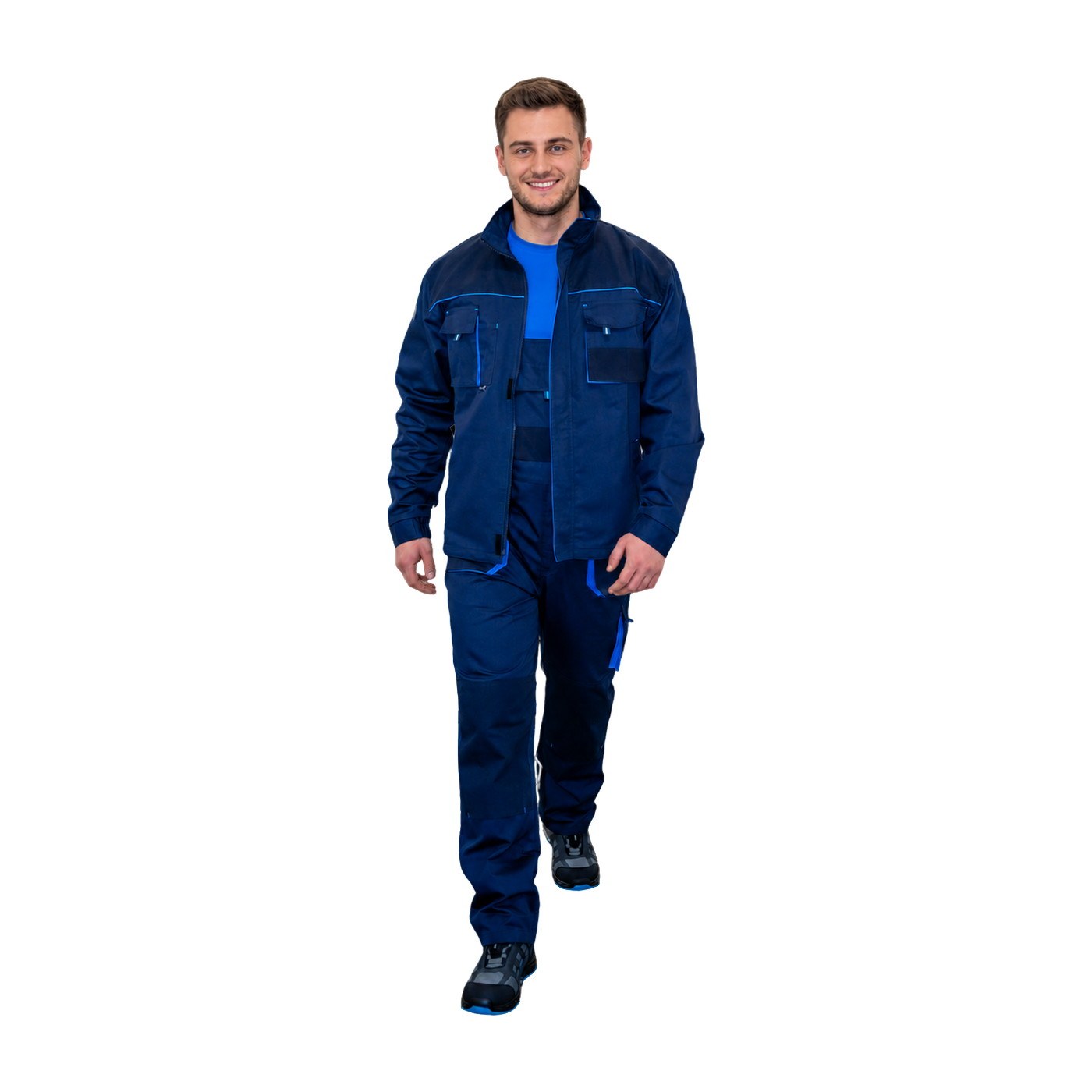 HAMMER EXPERT BLUE delovna jakna, temno modra/azurno modra