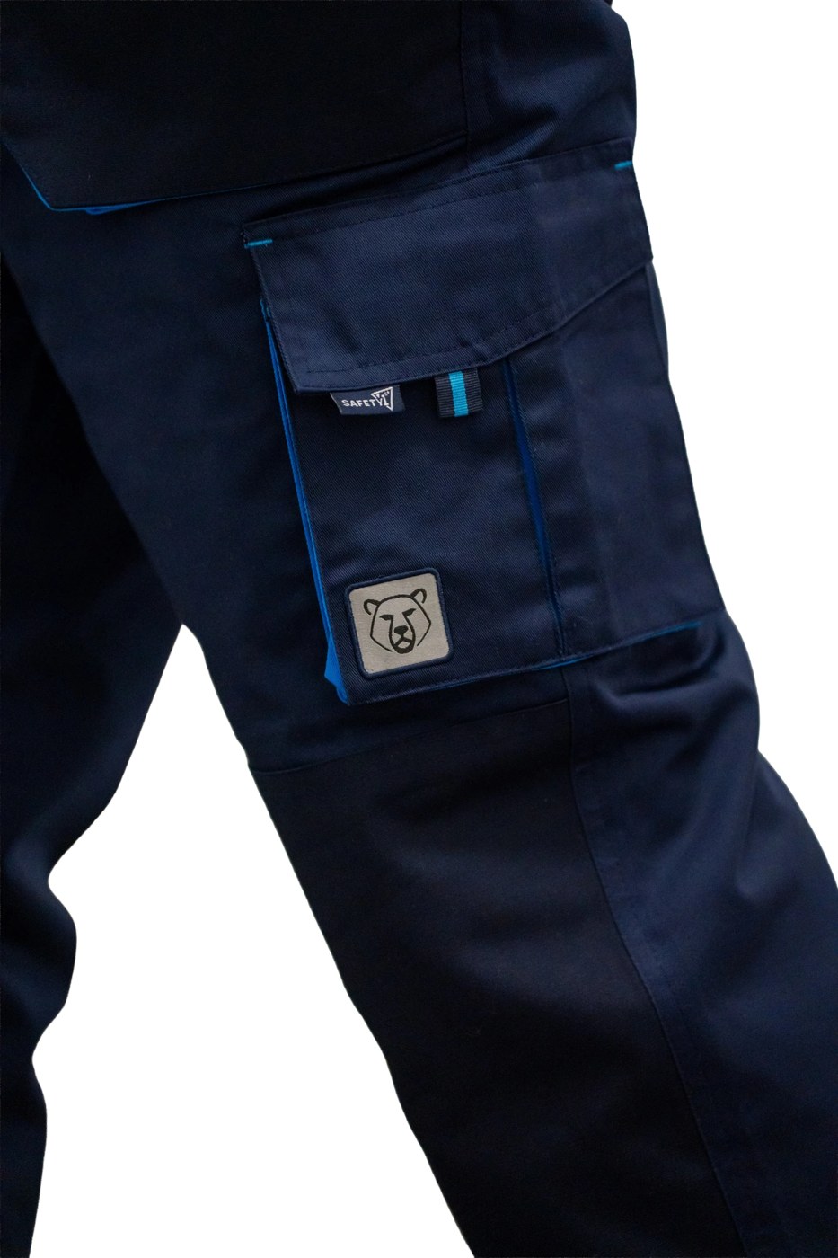 HAMMER EXPERT BLUE delovne hlače, temno modre/azurno modre 5