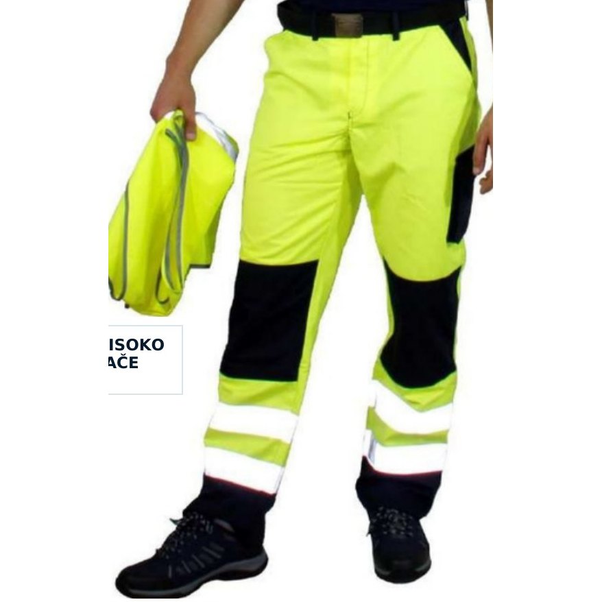 PATROL KLASIČNE VISOKO VIDNE HLAČE